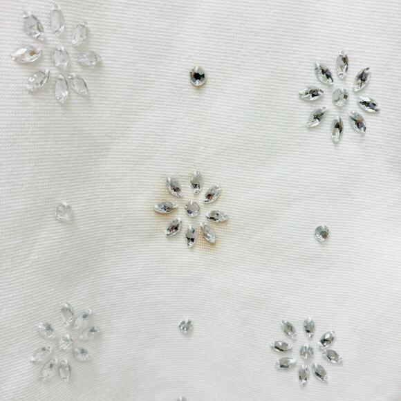 Michael Kors White Knit Crystal Mini Dress Women’s Size‎ Medium MSRP: $1150 - Picture 10 of 10